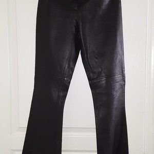 Leather bebe pants